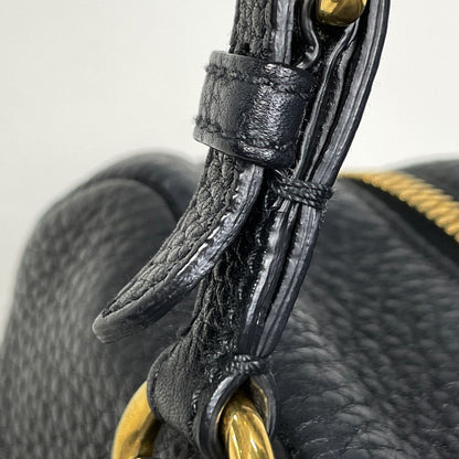 Prada Logo Shoulder Bag Leather Nero — view 5