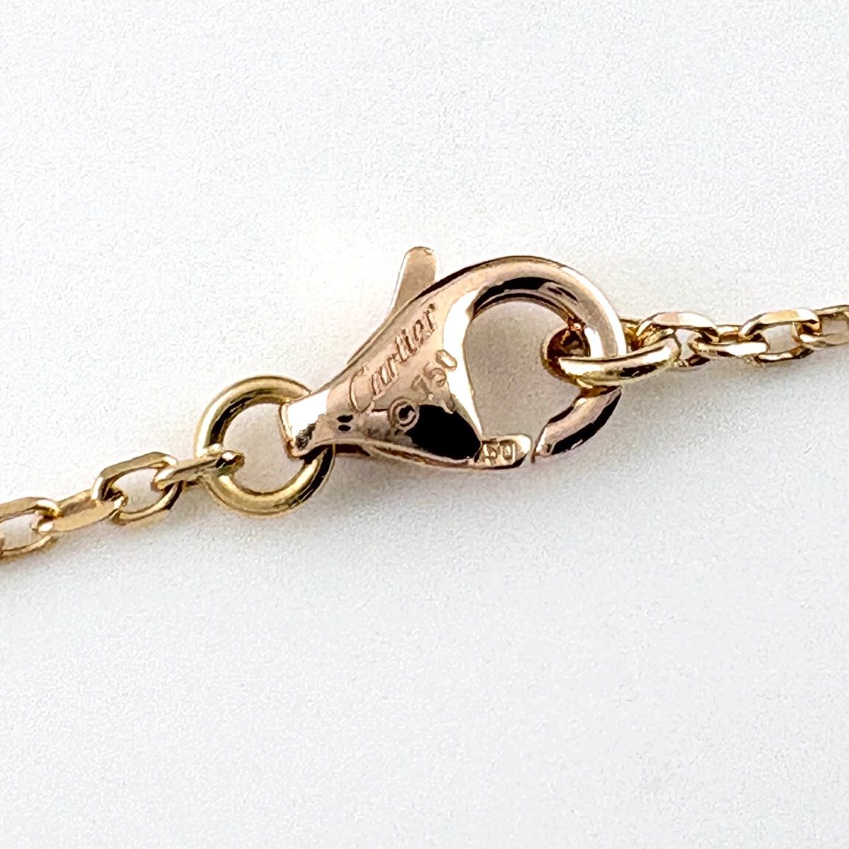 Cartier Heart Necklace PG Pink Gold Pendant Sapphire — view 4