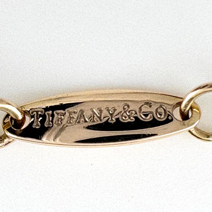 Tiffany & Co by the Yard Necklace PG Pink Gold Pendant Mere Diamond Elsa Peretti — view 6