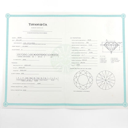 Tiffany & Co Diamond Ring Platinum Solitaire — view 9