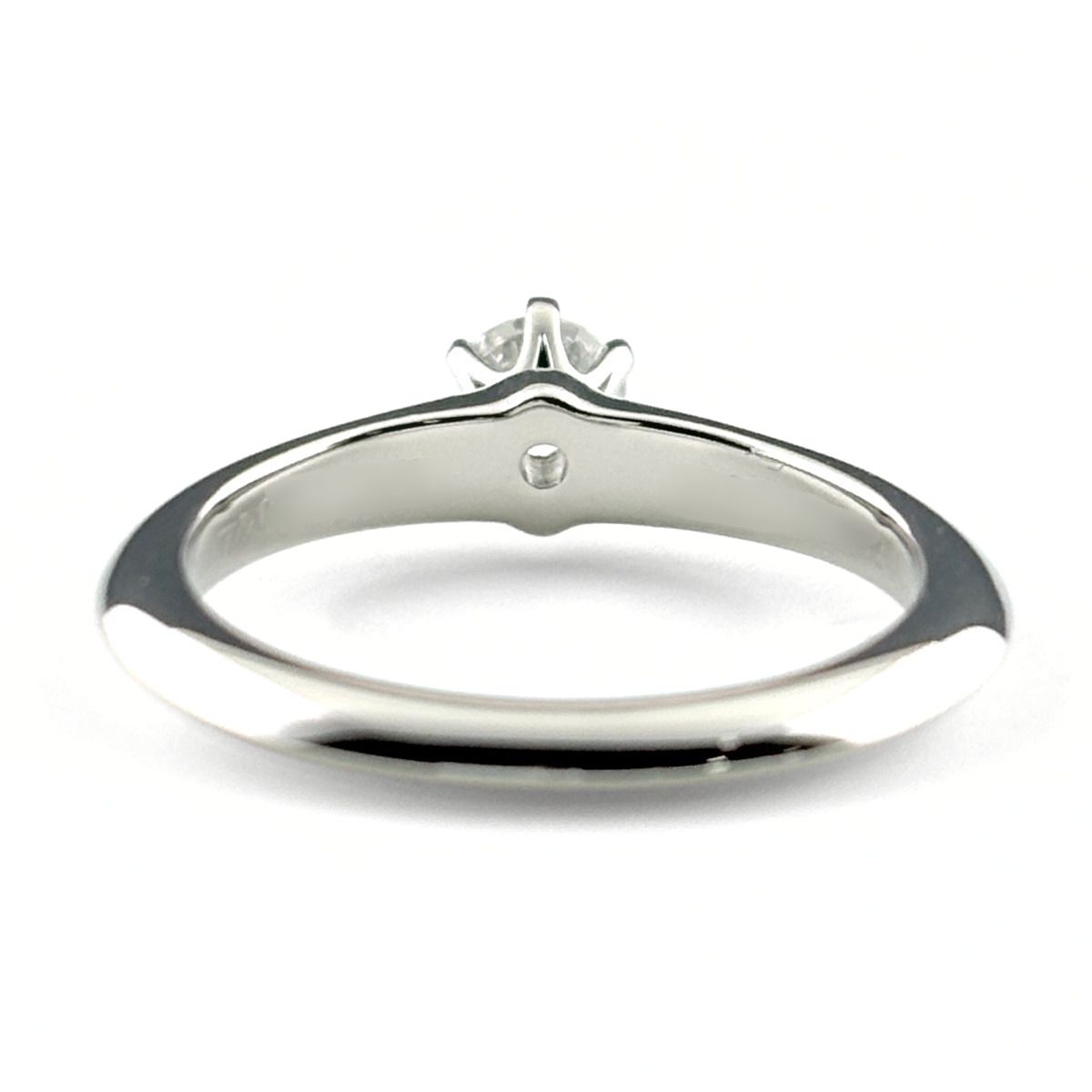 Tiffany & Co Diamond Ring Platinum Solitaire — view 5