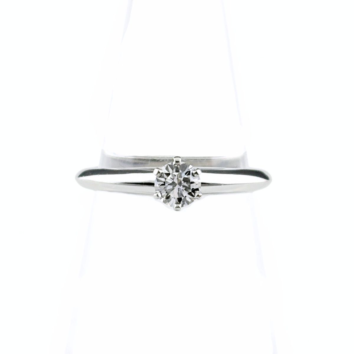 Tiffany & Co Diamond Ring Platinum Solitaire