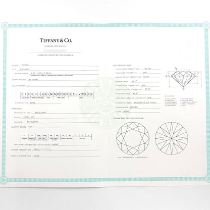 Tiffany & Co Diamond Necklace Platinum Pendant — view 7
