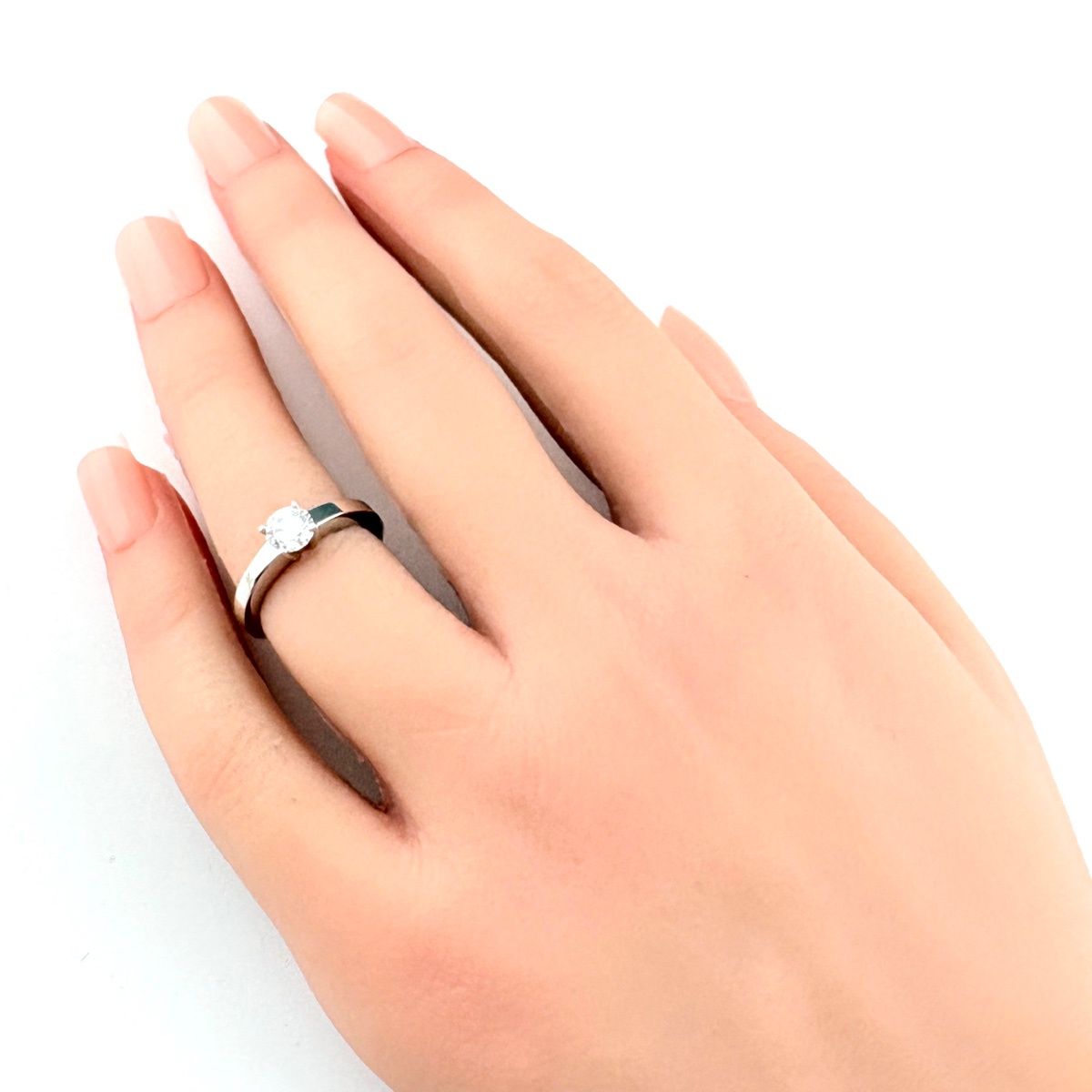Cartier Diamond Ring Platinum — view 6