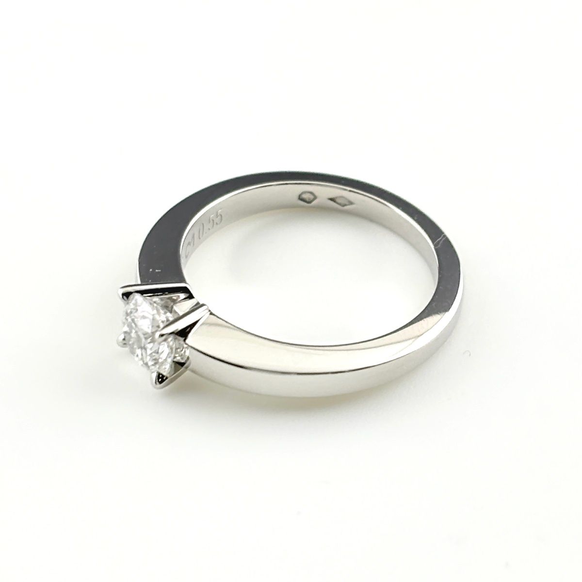 Cartier Diamond Ring Platinum — view 3