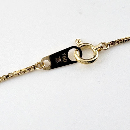 Celine Mere Diamond Necklace YG Yellow Gold Pendant 750 18k — view 6
