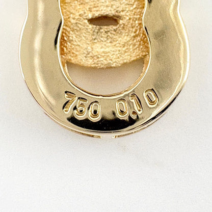 Celine Mere Diamond Necklace YG Yellow Gold Pendant 750 18k — view 2