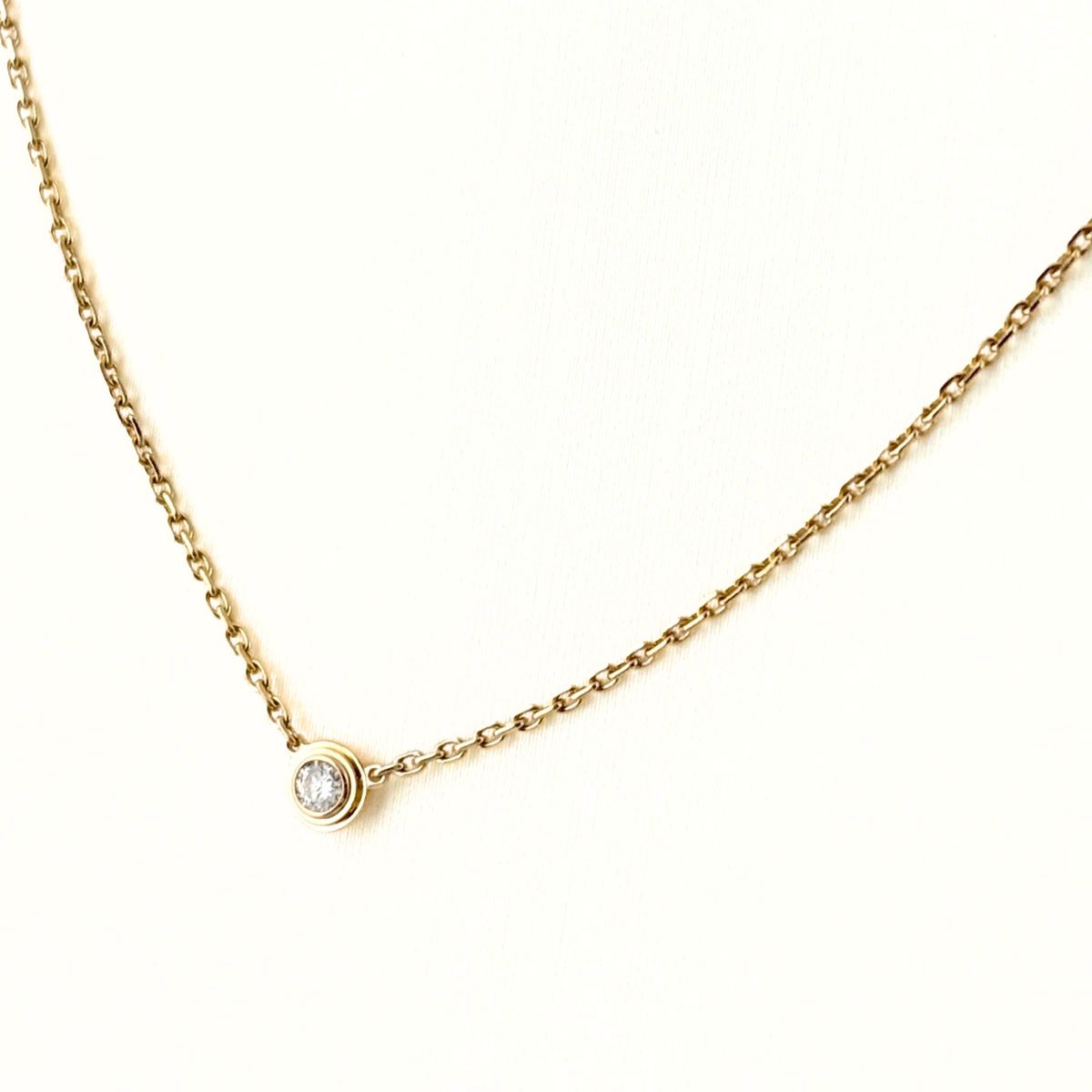 Cartier d'Amour Necklace PG Pink Gold Pendant Diamond XS