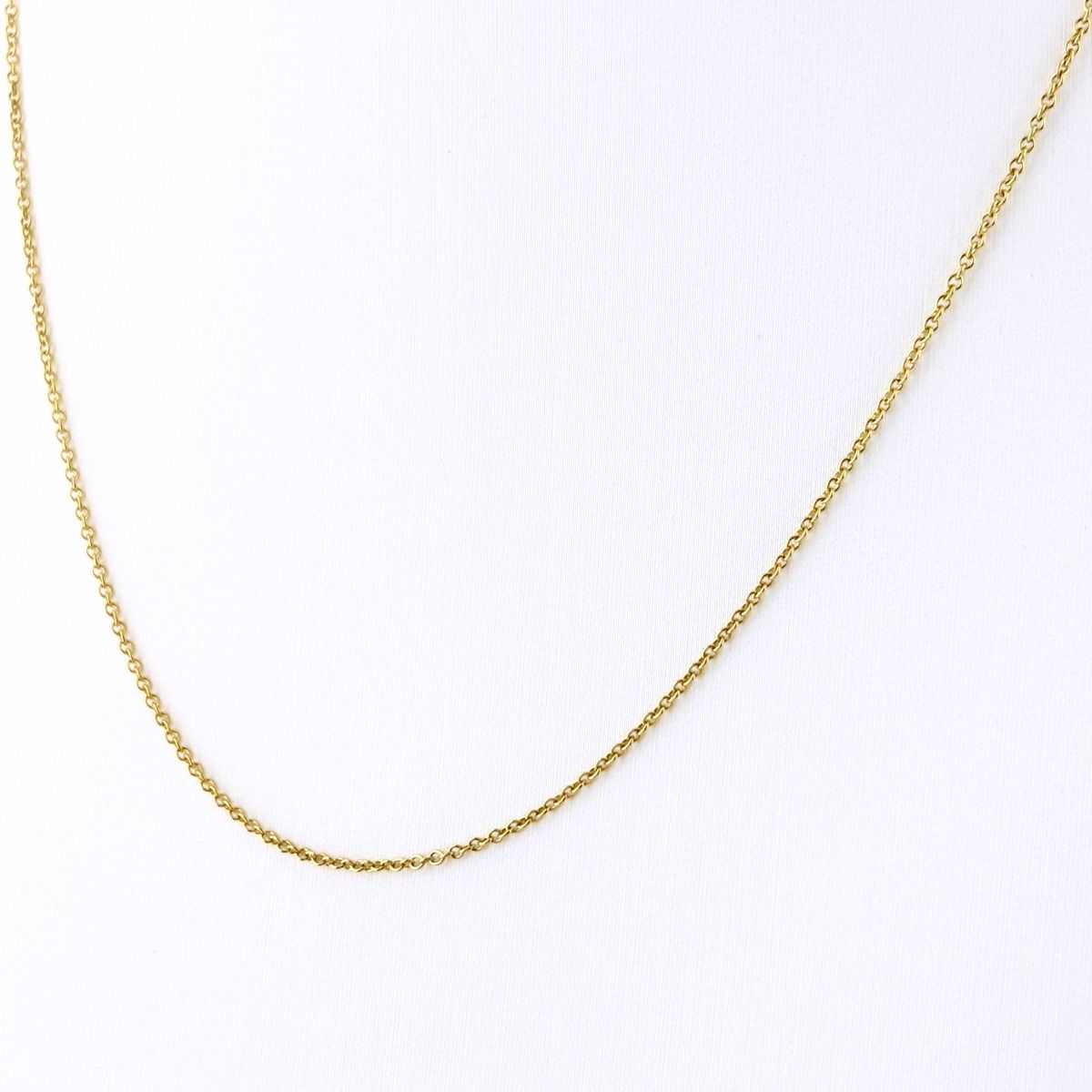 Tiffany & Co Necklace YG Yellow Gold Elsa Peretti