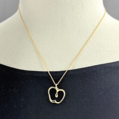 Tiffany & Co Apple Necklace YG Yellow Gold Pendant 18k — view 3