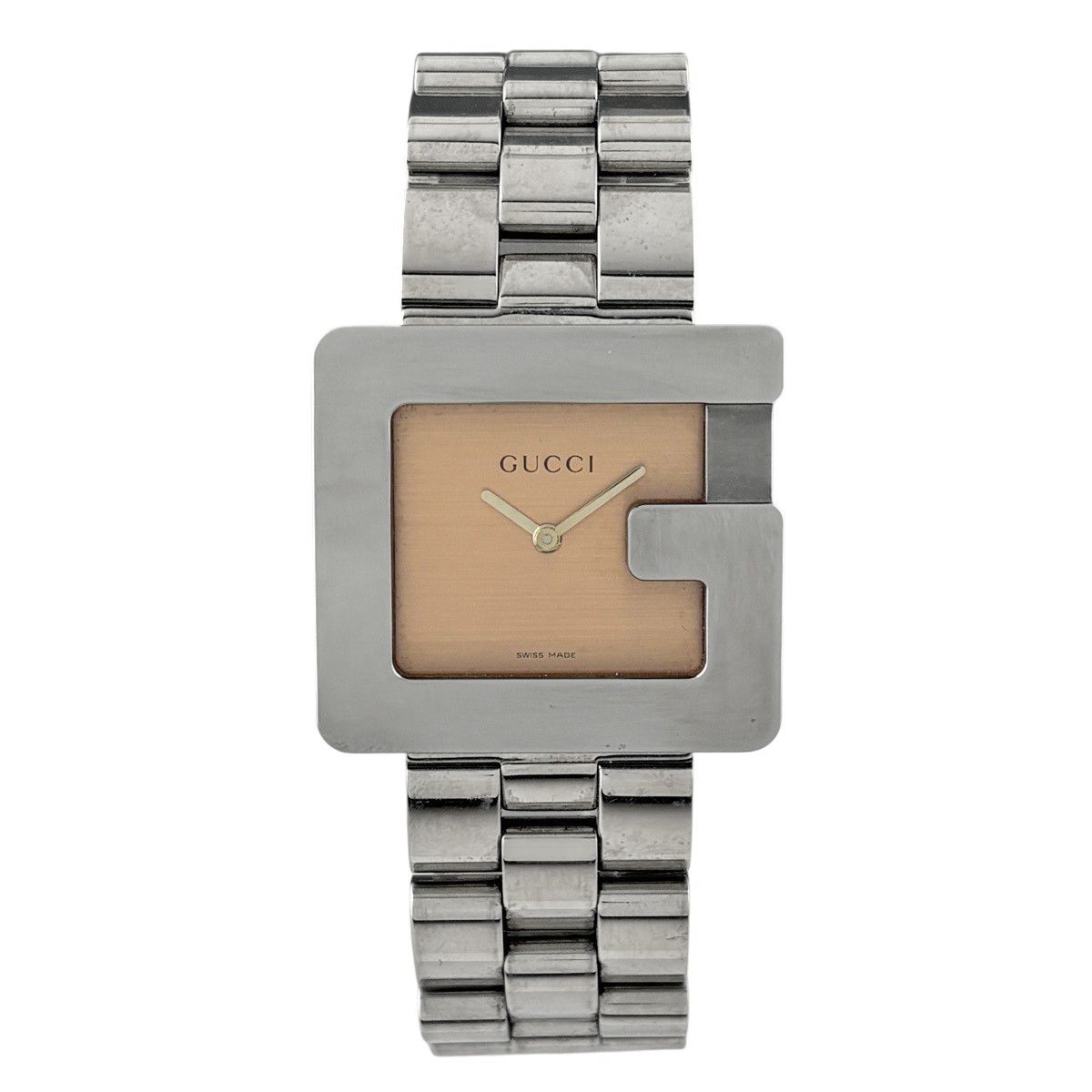 Gucci Square Watch SS Quartz Brown — view 2