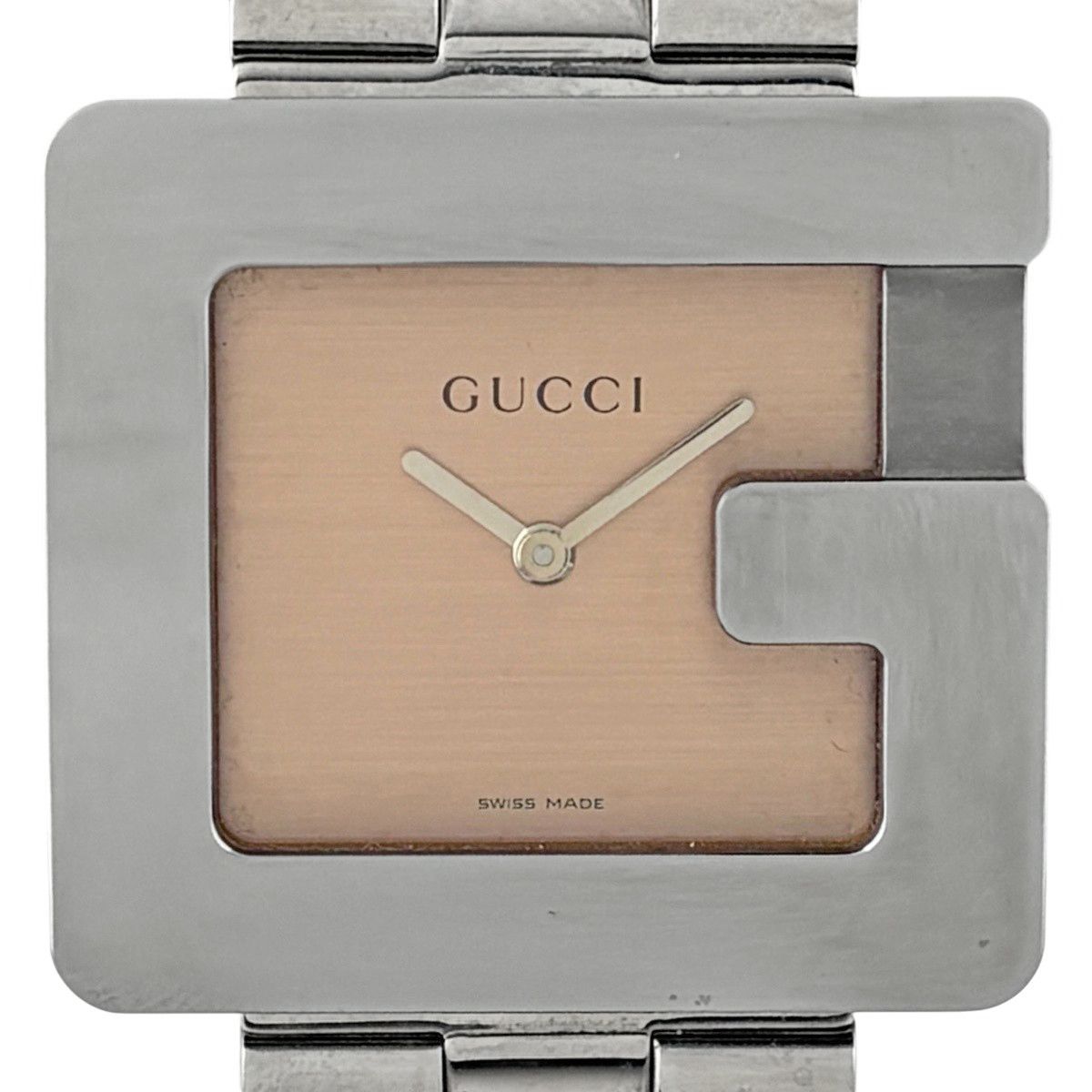 Gucci Square Watch SS Quartz Brown