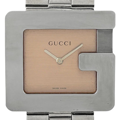 Gucci Square Watch SS Quartz Brown