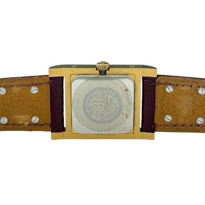 Hermes Medall Watch SS Leather Quartz White — view 5