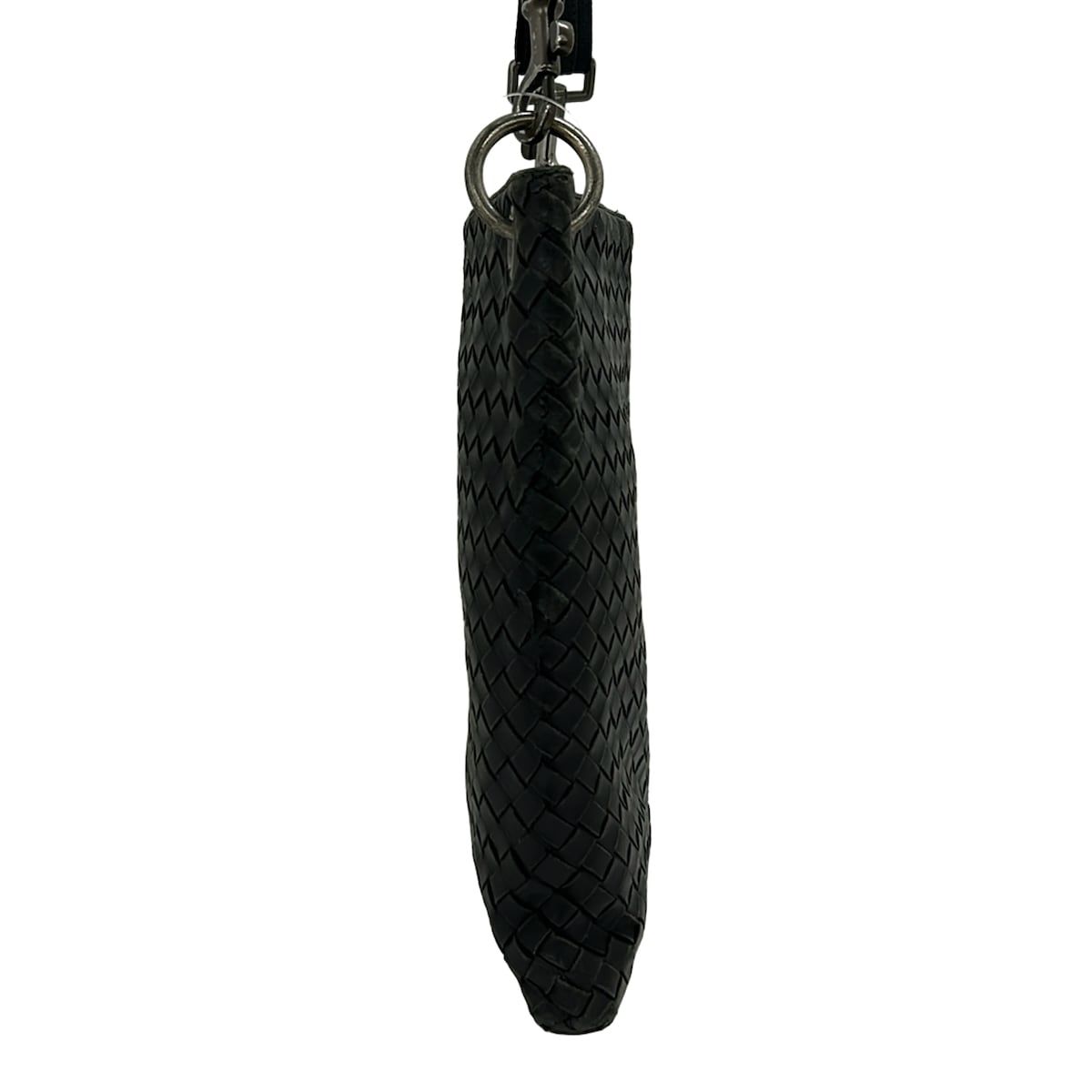 Bottega Veneta Shoulder Bag Intrecciato Black Removable Strap Leather — view 2