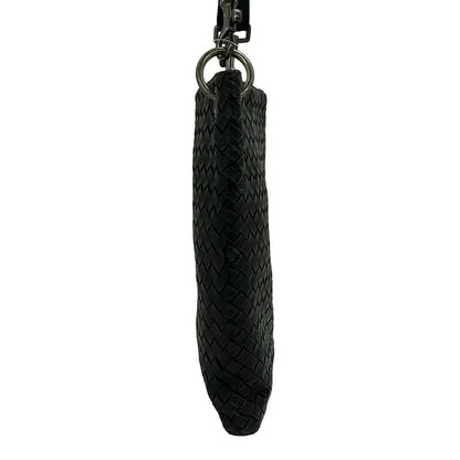 Bottega Veneta Shoulder Bag Intrecciato Black Removable Strap Leather — view 2