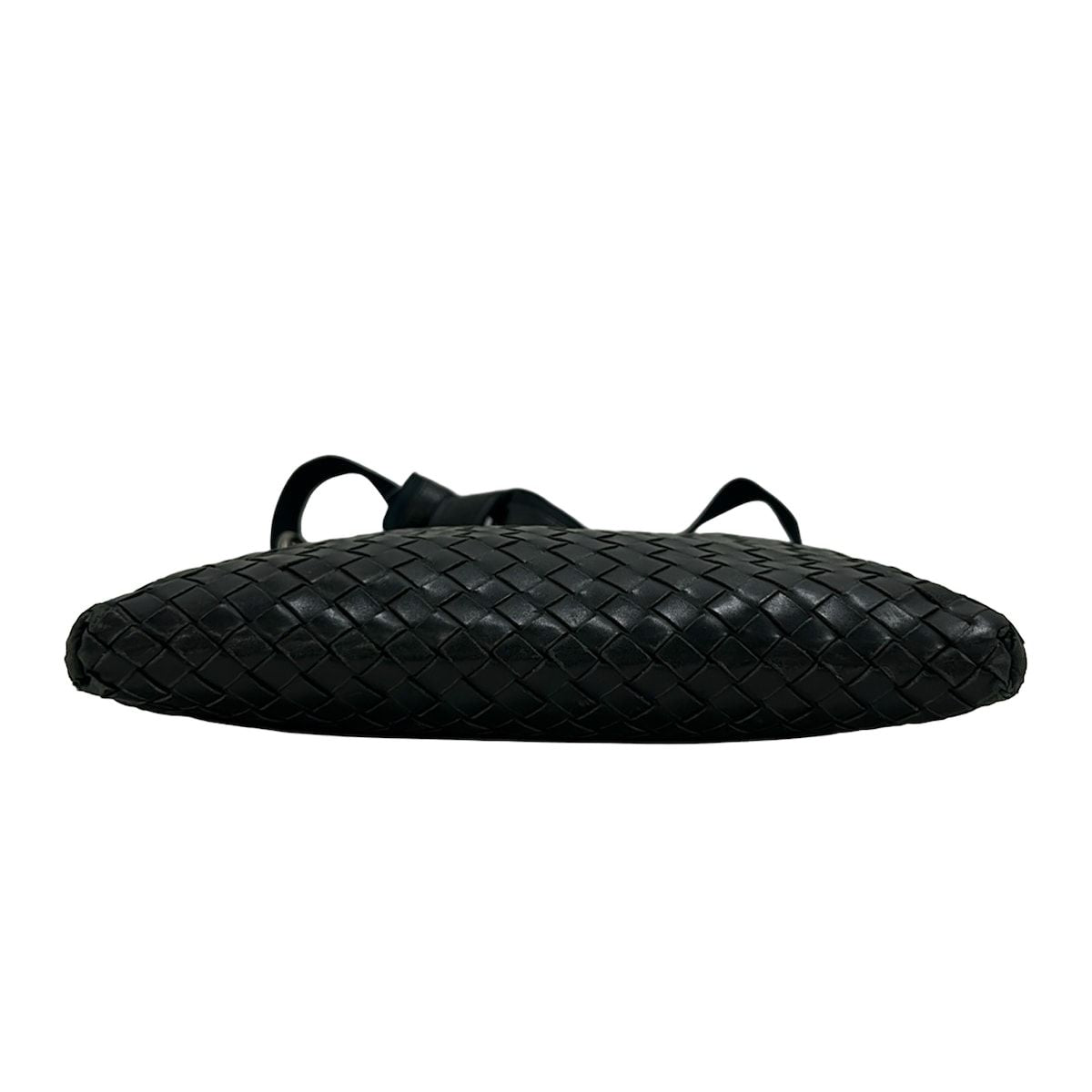 Bottega Veneta Shoulder Bag Intrecciato Black Removable Strap Leather — view 5