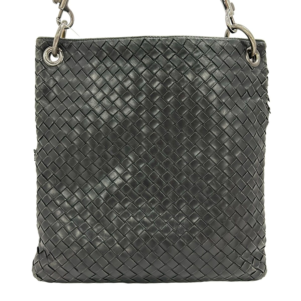 Bottega Veneta Shoulder Bag Intrecciato Black Removable Strap Leather — view 3