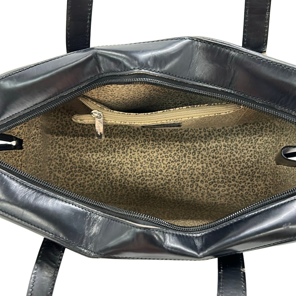 Cartier Shoulder Bag Panthère Black Leather — view 7