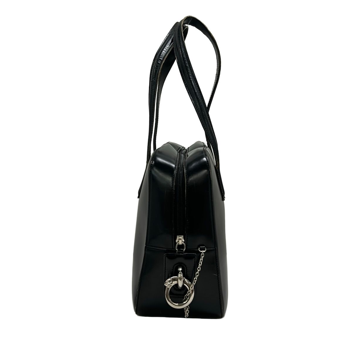 Cartier Shoulder Bag Panthère Black Leather — view 4