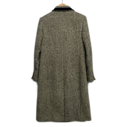 Max Mara Coat 42 Gray Black Virgin Wool — view 2