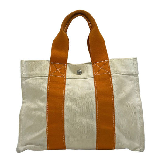 Hermes Tote Bora Borabi PM Ivory Orange