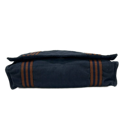 Hermes Shoulder Bag Fourre Tout Besace MM Navy Brown — view 5
