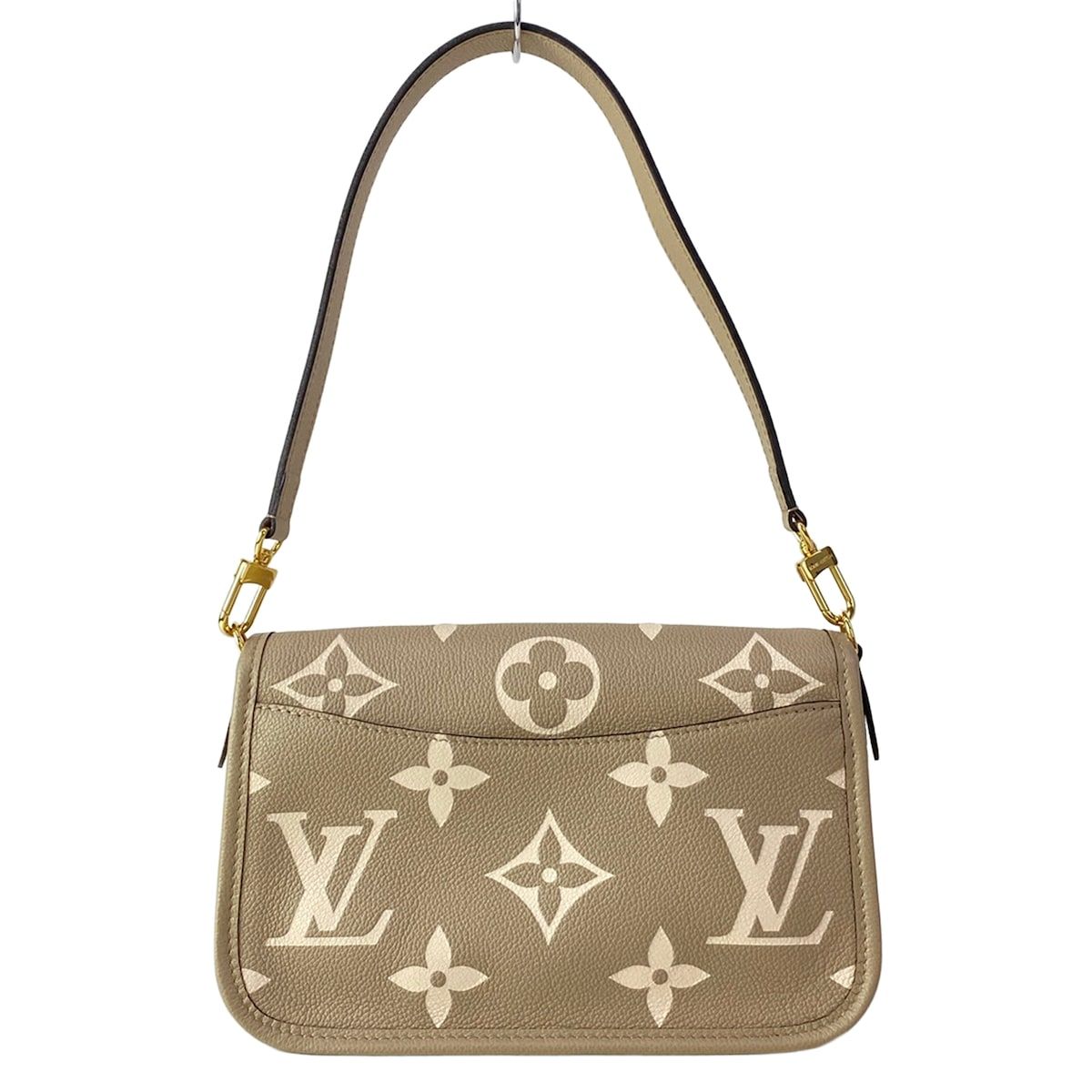 Louis Vuitton Shoulder Bag Bicolor Monogram Empreinte Diane Tourterelle Leather — view 3