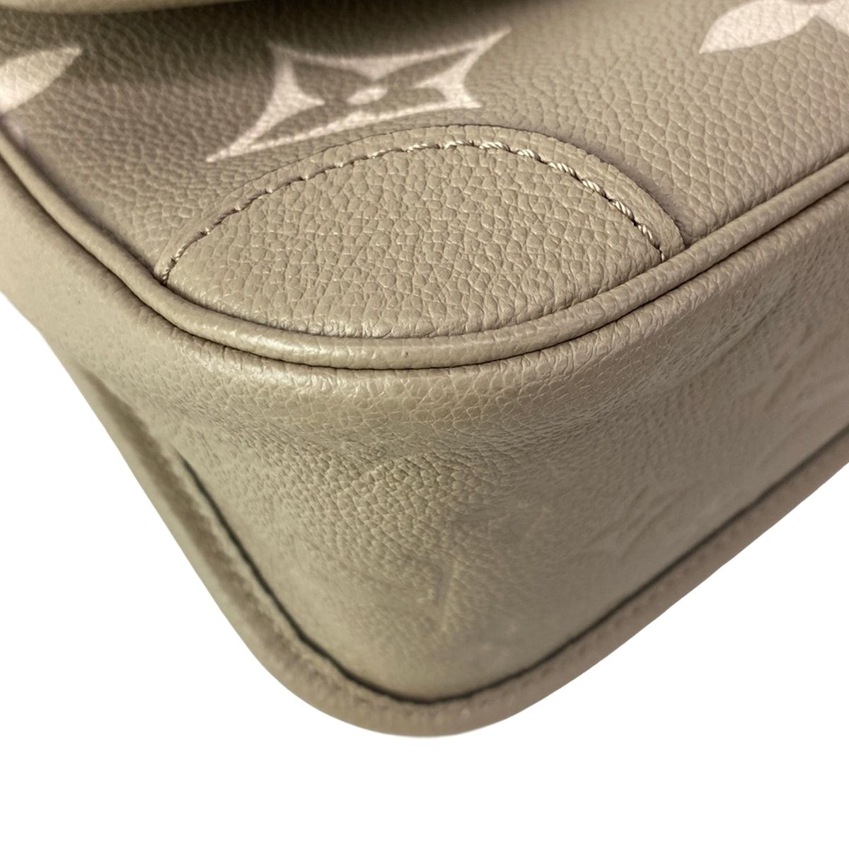 Louis Vuitton Shoulder Bag Bicolor Monogram Empreinte Diane Tourterelle Leather — view 7