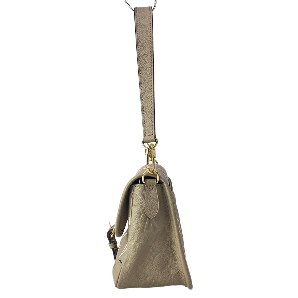 Louis Vuitton Shoulder Bag Bicolor Monogram Empreinte Diane Tourterelle Leather — view 4