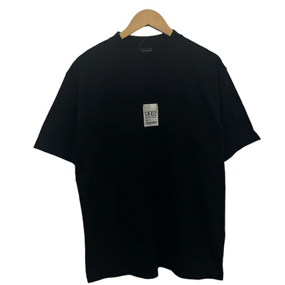 Balenciaga Short Sleeve T-Shirt XS Flight Seal Logo Tee Black White Crew