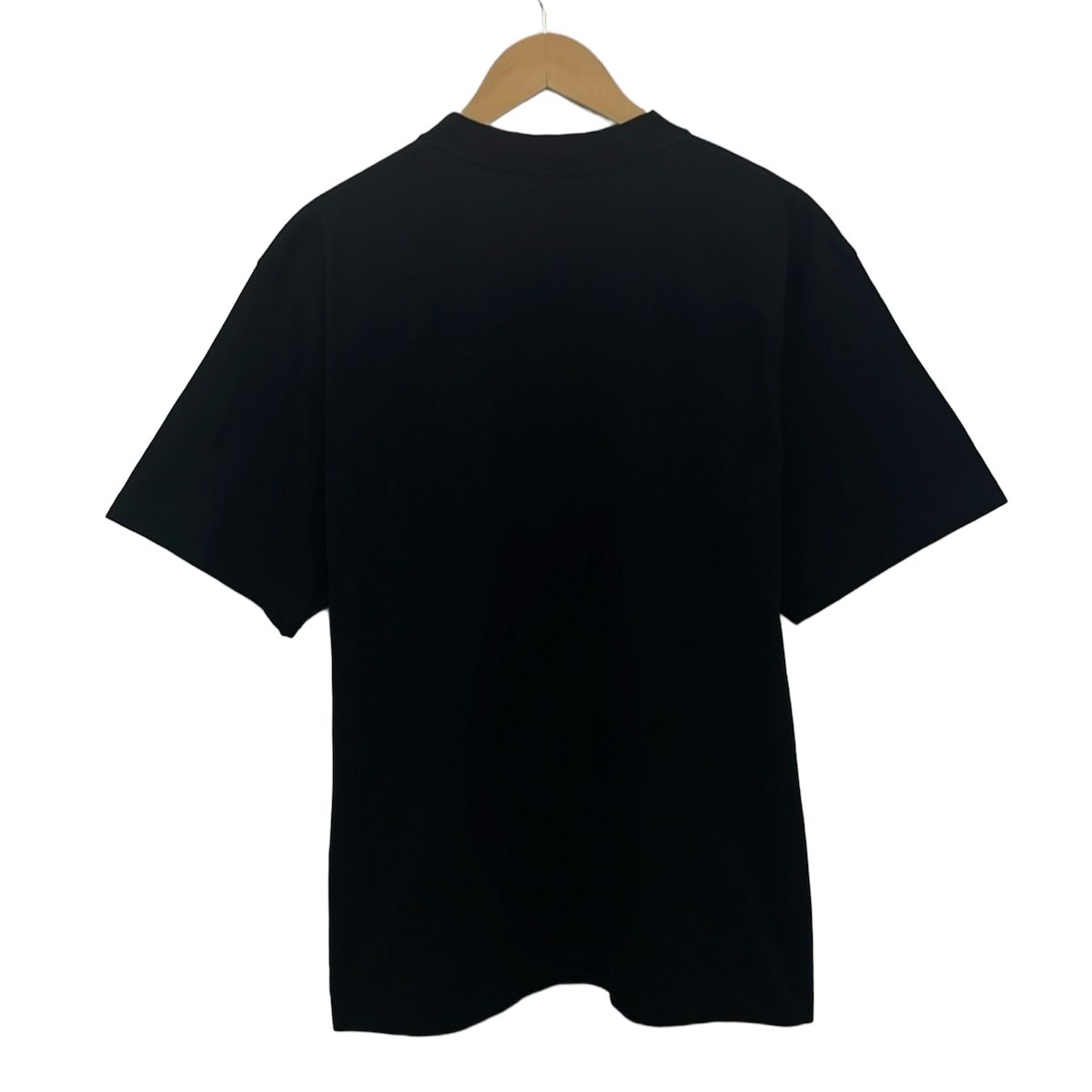 Balenciaga Short Sleeve T-Shirt XS Flight Seal Logo Tee Black White Crew — view 2