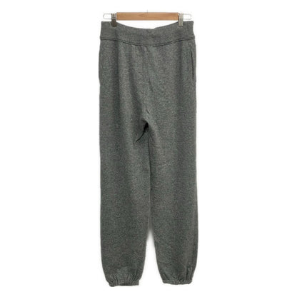 Chanel Pants 36 Gray Knit Cashmere — view 2