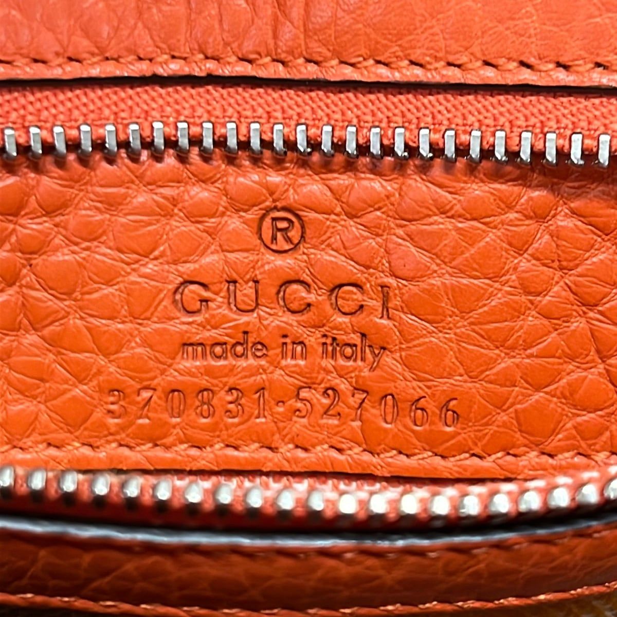 Gucci Handbag Bamboo Daily Orange Leather — view 9