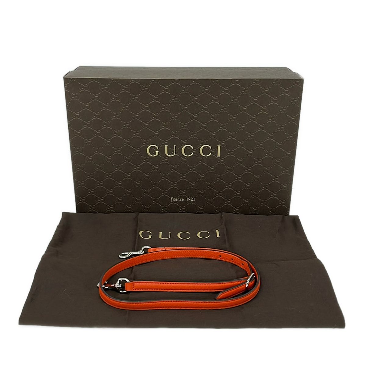 Gucci Handbag Bamboo Daily Orange Leather — view 8