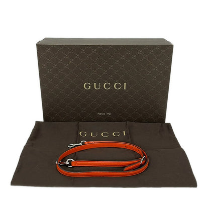 Gucci Handbag Bamboo Daily Orange Leather — view 8