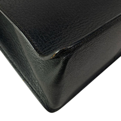 Hermes Tote White Bath Up Black — view 9
