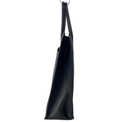 Hermes Tote White Bath Up Black — view 4