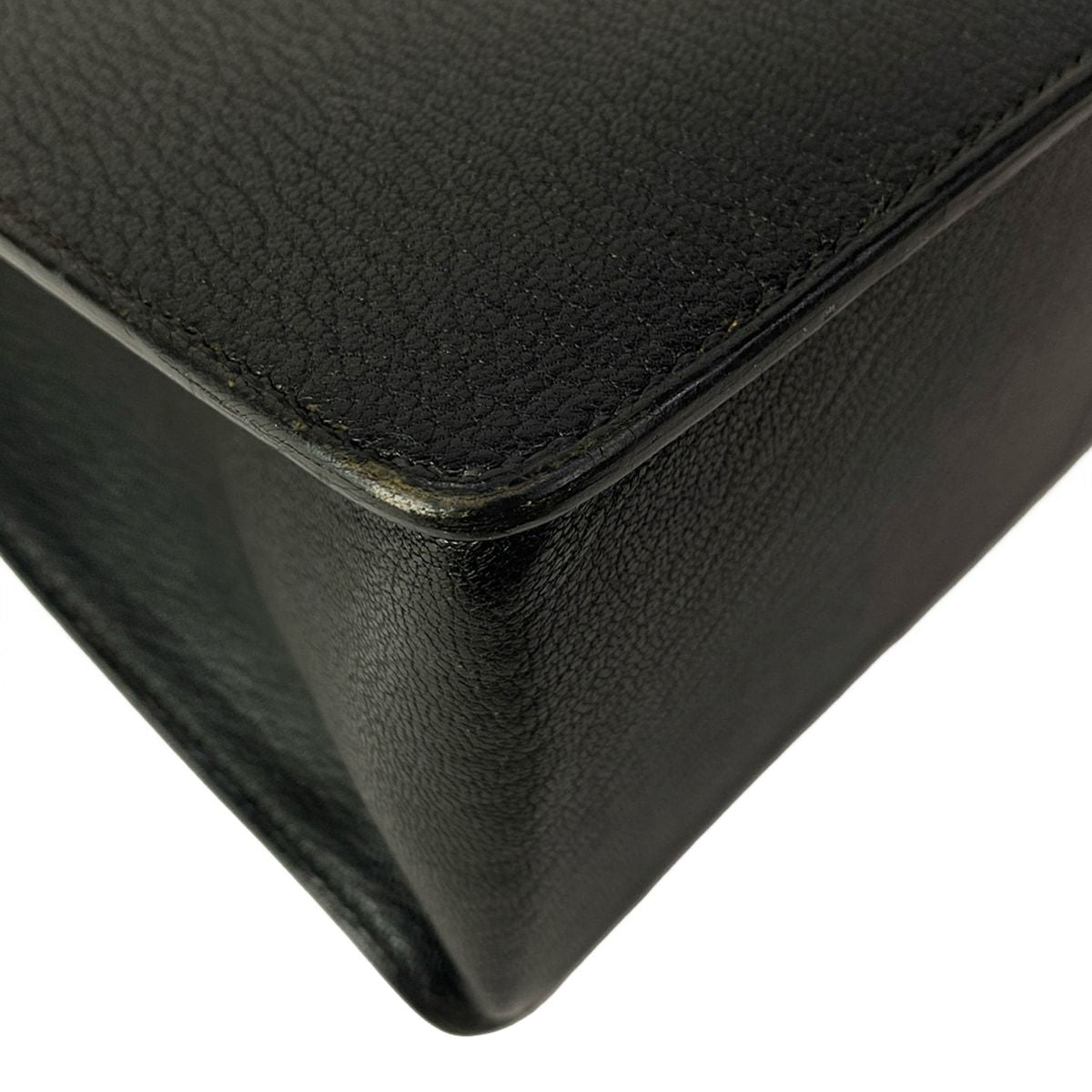 Hermes Tote White Bath Up Black — view 7