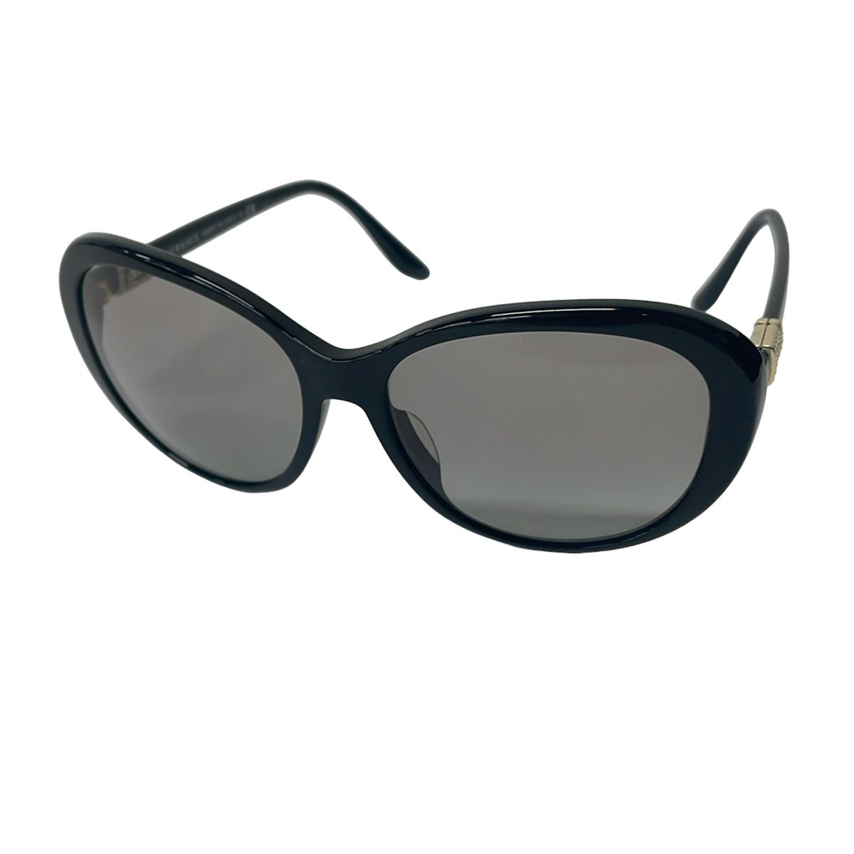 Versace Sunglasses Gb1 11 Black Silver Eyewear