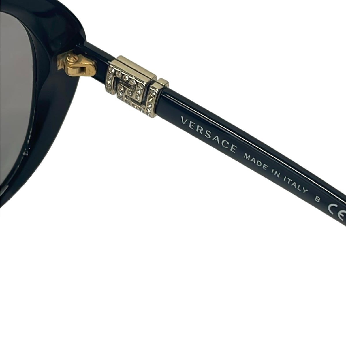 Versace Sunglasses Gb1 11 Black Silver Eyewear — view 4