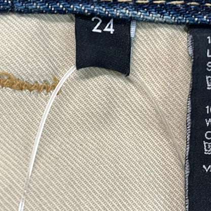 Celine Jeans 24 Blue Gold Distressed — view 5