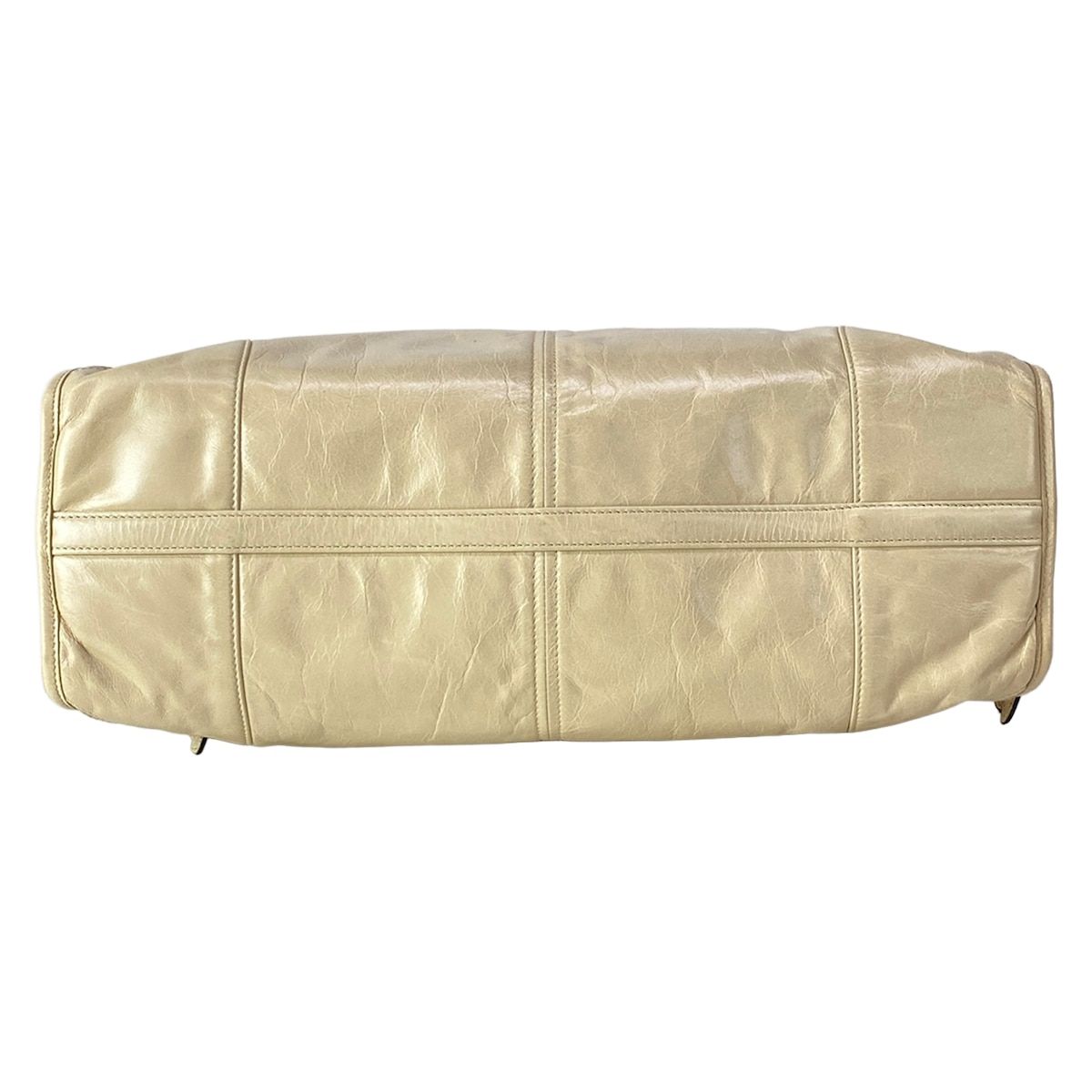 Prada Shoulder Bag Boni Large Leather Beige Vintage Style — view 5