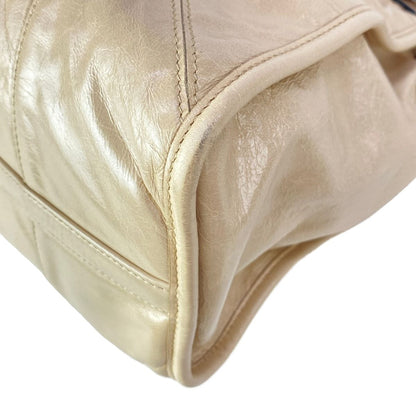 Prada Shoulder Bag Boni Large Leather Beige Vintage Style — view 8