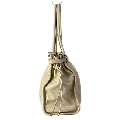Prada Shoulder Bag Boni Large Leather Beige Vintage Style — view 2