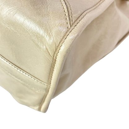 Prada Shoulder Bag Boni Large Leather Beige Vintage Style — view 6