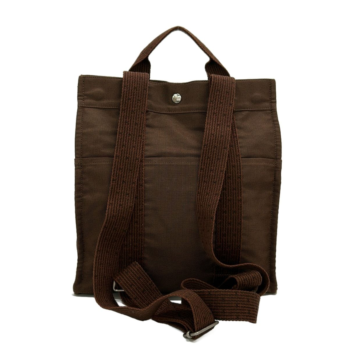 Hermes Backpack Her Line Dos MM Brown Dark Vintage — view 3