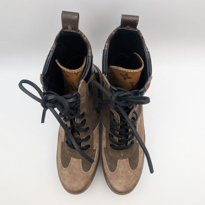 Louis Vuitton Laurie Line Monogram Reverse Ankle Boots — view 7