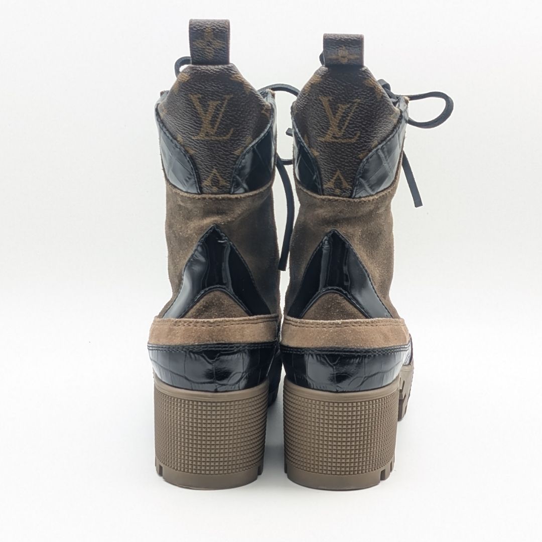 Louis Vuitton Laurie Line Monogram Reverse Ankle Boots — view 5