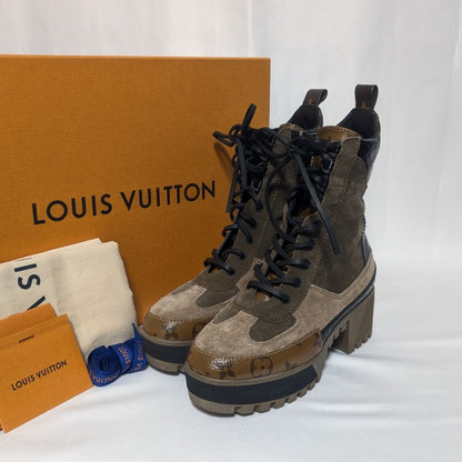 Louis Vuitton Laurie Line Monogram Reverse Ankle Boots